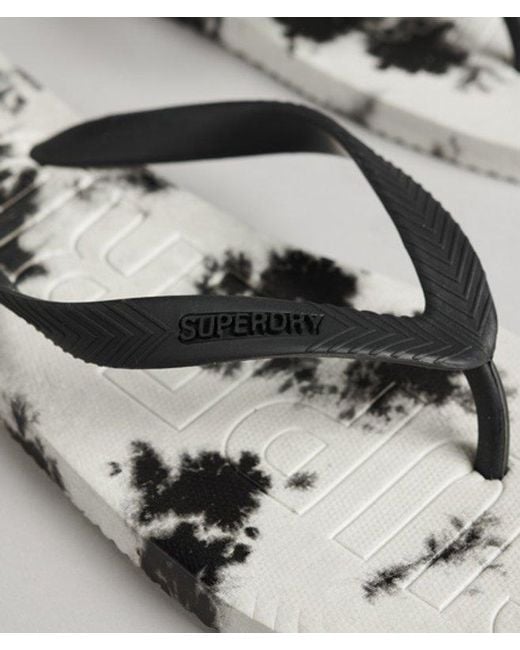 Superdry Metallic & Co Code Tie Dye Flip Flop for men