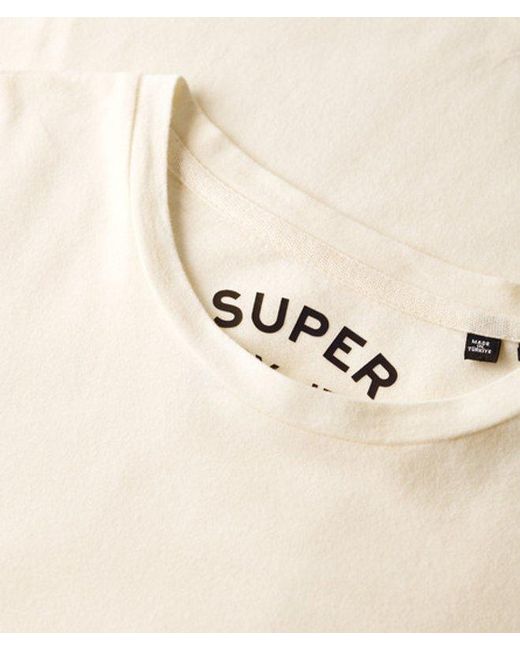 Superdry White Classic Essential Top for men