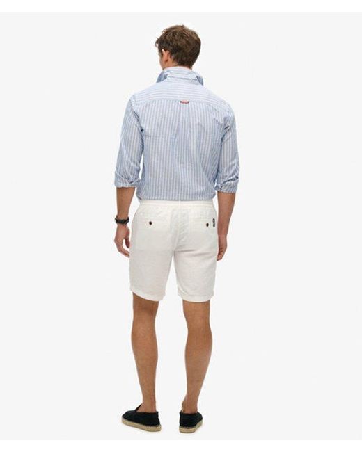 Superdry Natural & Co The Merchant Store- Linen Shorts for men