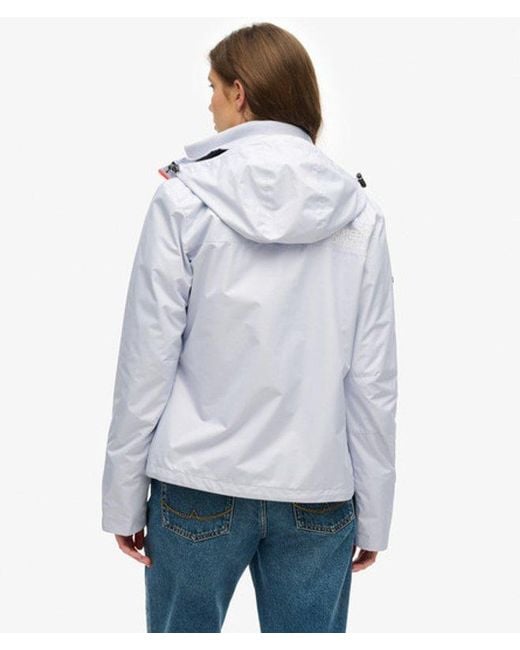 Superdry Blue & Co Hooded Mountain Windbreaker Jacket