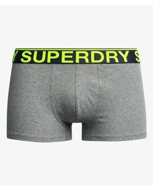 Superdry Triopak Slips in het Green voor heren