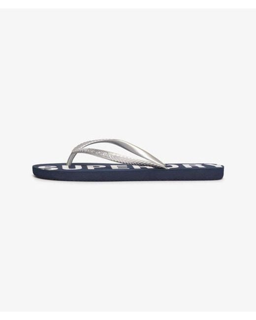Superdry Blue Code Core Sport Flip Flops