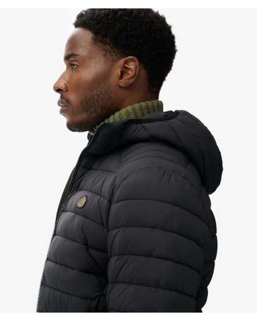 Superdry Black & Co Hooded Fuji Lite Jacket for men
