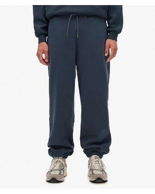 Superdry Blue Oversized Joggers for men