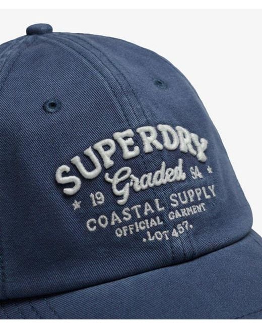 Femme Casquette De Baseball Vintage Applique Taille: 1Taille Superdry en coloris Blue