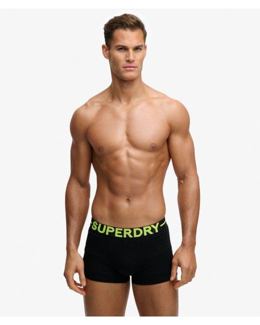 Superdry Black & Co Trunk Triple Pack for men