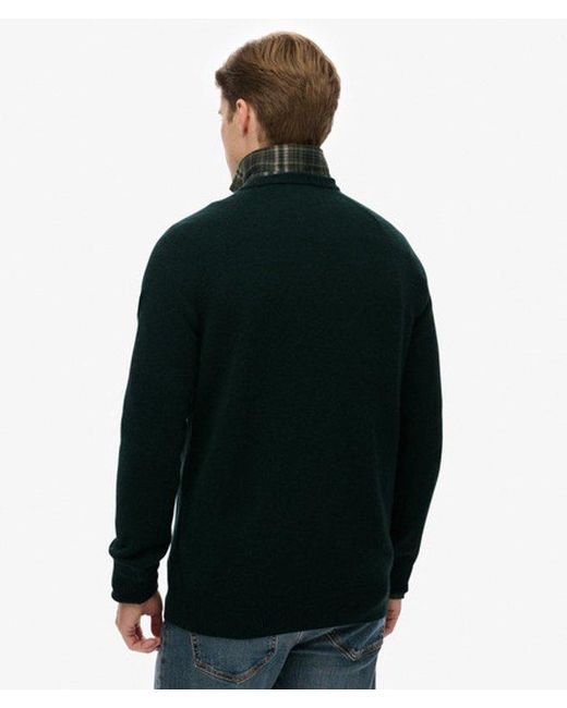 Superdry Black & Co Wool Blend Jumper for men