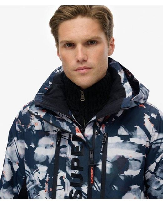 Superdry Blue & Co Ultimate Freestyle Ski Jacket for men