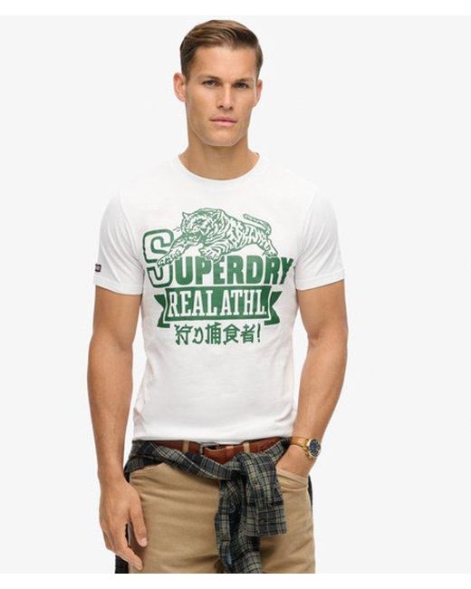 Superdry Green & Co Classic Graphic Print Athletic T-shirt for men