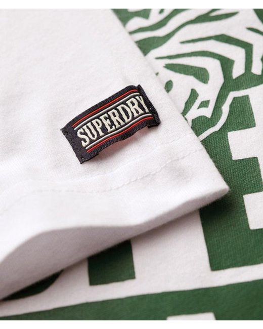 Superdry Green & Co Classic Graphic Print Athletic T-shirt for men