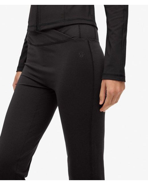 Superdry Black & Co Studios Flare leggings
