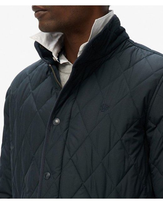 Superdry Blue & Co Quilted Estate Jacket for men