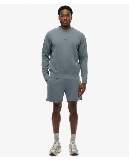 Superdry Blue & Co Micro Logo Crew for men