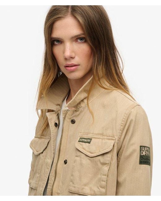Superdry Natural Military M65 Lined Jacket