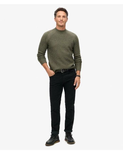Superdry Green & Co Chunky Raglan Jumper for men