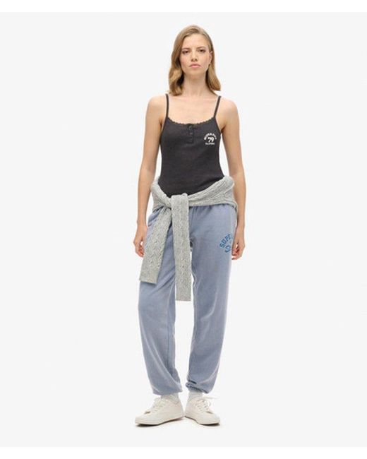 Superdry Gray & Co Athletic Essentials Button Down Cami Top
