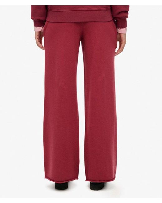 Superdry Red Athletic Essential Boyfriend Joggers