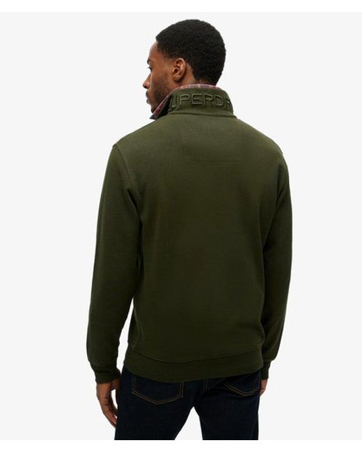 Superdry Green & Co Utility Logo Half-zip Sweatshirt for men