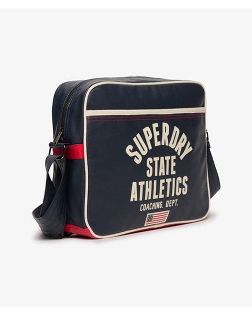Superdry Blue & Co Retro Alumni Messenger Bag