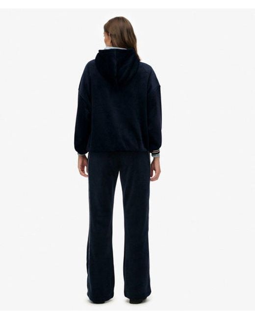 Superdry Blue & Co Country Club Velour Straight joggers