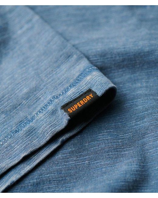 Superdry Blue & Co Crew Neck Slub Short Sleeved T-shirt for men