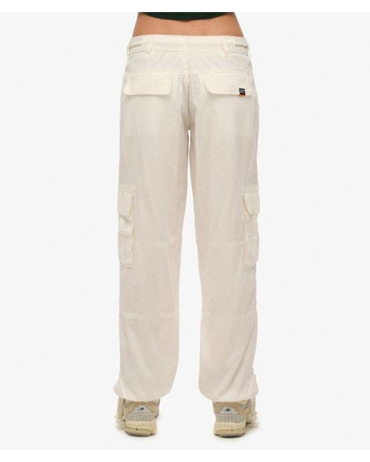 Superdry Green Lightweight Beach Cargo Pants