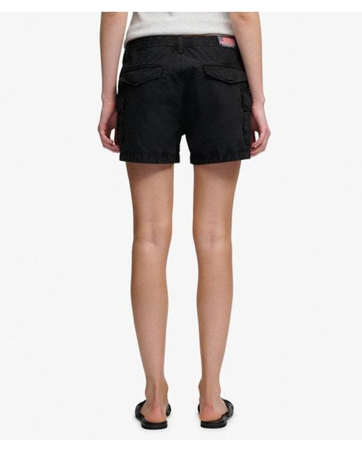 Superdry Cargo Short Slanke Pasvorm in het Black