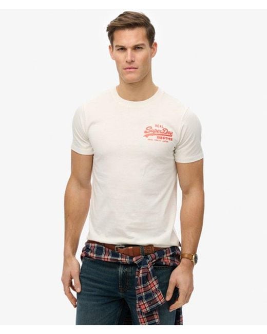 Superdry White & Co Vintage Logo Tokyo Relaxed T-shirt for men