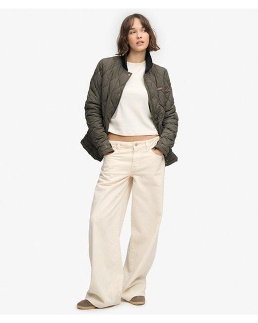 Superdry Green & Co Cord Trimmed Liner Jacket