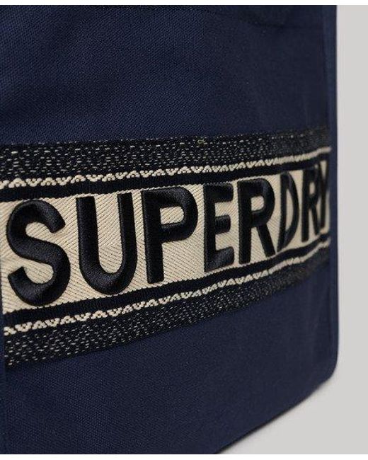 Superdry Luxe-draagtas in het Blue