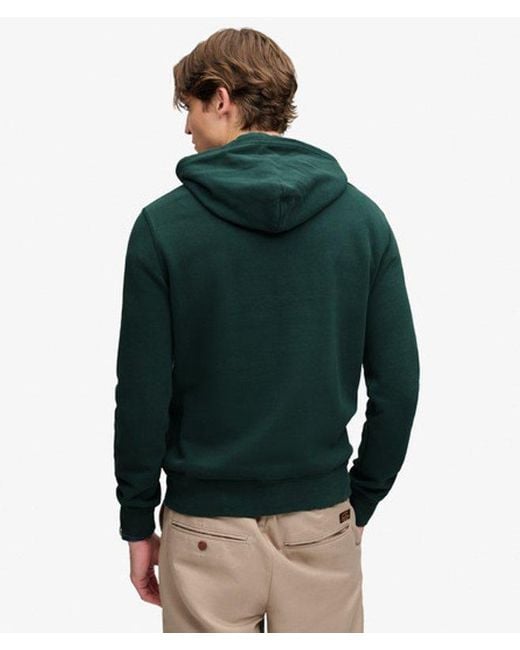 Superdry Green & Co Washed Embroidered Relaxed Hoodie for men
