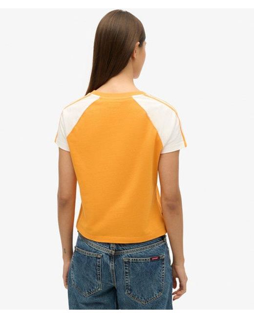 Superdry Orange & Co Essential Logo Retro T-shirt