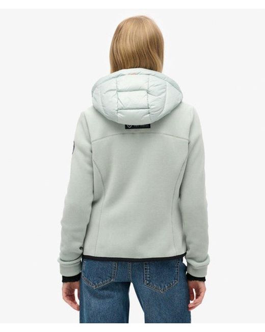 Superdry Blue & Co Ladies Slim Fit Hooded Storm Fleece Jacket