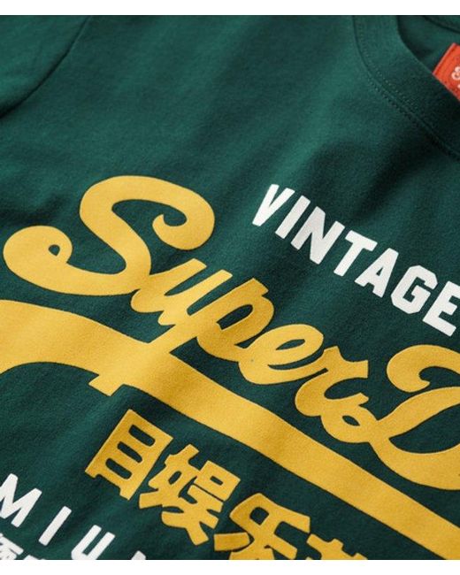Superdry Green & Co Duo Vintage Logo T-shirt for men