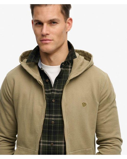 Superdry Green & Co Classic Essential Zip Hoodie for men