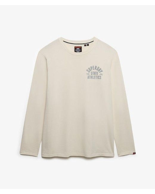 Superdry Natural & Co Athletic Essentials Long Sleeve Top for men