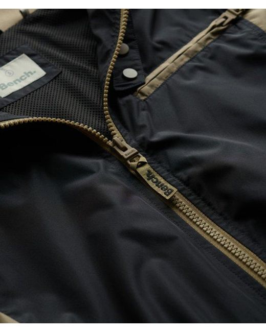 Superdry Gray Bench X & Co Bench Racer Shell Double Zip Jacket