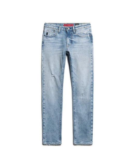 Superdry Blue & Co Organic Cotton Mid Rise Slim Jeans