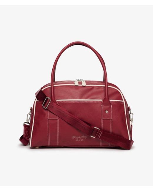 Superdry Red & Co Vintage Bowling Bag