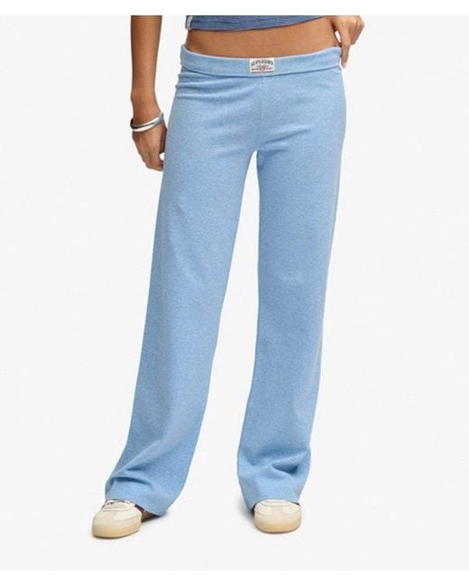 Superdry Athletic Essentials Omslag joggingbroek in het Blue
