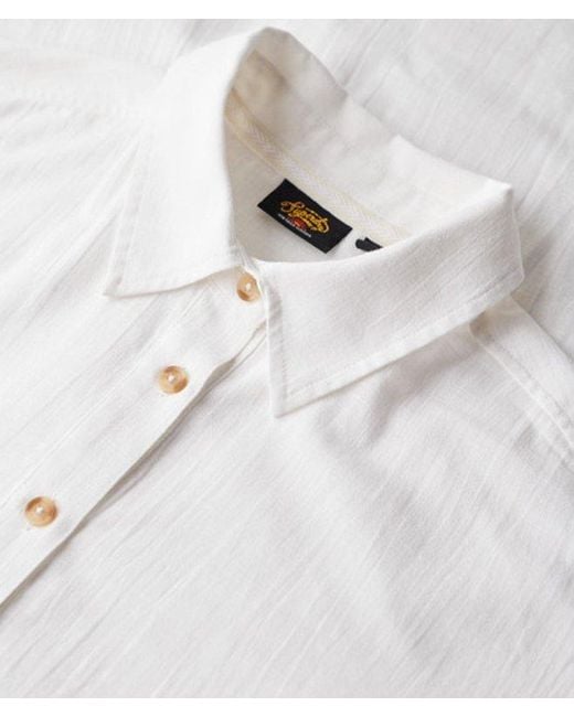Superdry White & Co Ibiza Long Beach Shirt