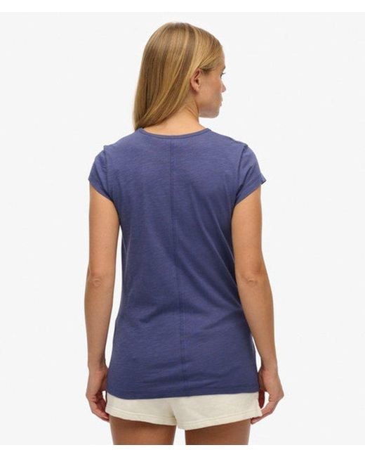Superdry Blue & Co Athletic Essential Slub T-shirt