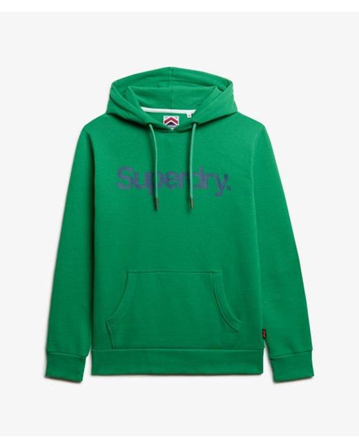 Superdry Green & Co Core Logo Hoodie for men