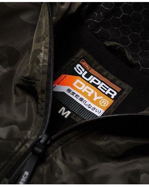 Superdry Black Bass Core Overhead Cagoule for men