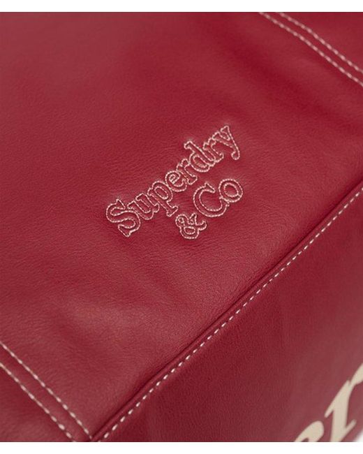 Superdry Red & Co Vintage Bowling Bag