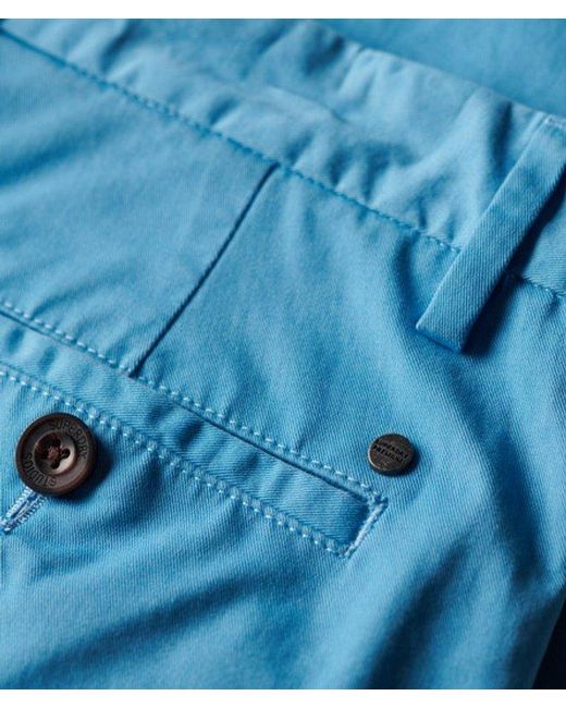 Superdry Blue & Co Stretch Chino Shorts for men