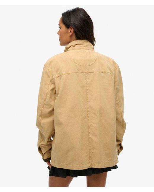 Superdry Natural & Co Cotton The Merchant Store Oversized Work Jacket