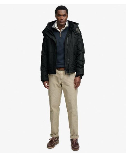 Superdry Black & Co Hooded Arctic Windcheater Jacket for men