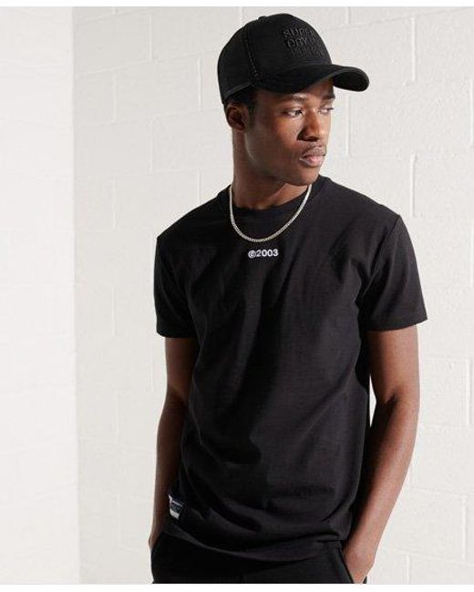 superdry black tshirt