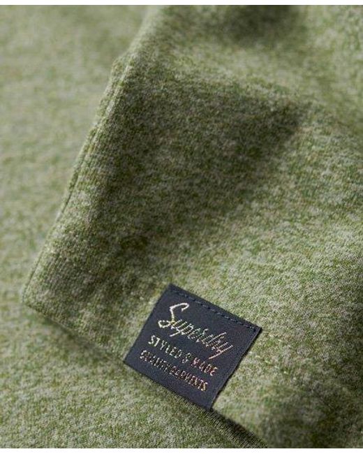 Superdry Green Custom Embellished Raglan Long Sleeve Top